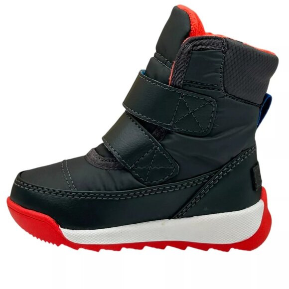 Sorel Whitney Toddler Boy's Slip-on Winter-Snow Boots 5 Dark Gray Warm & Cozy - Picture 5 of 13